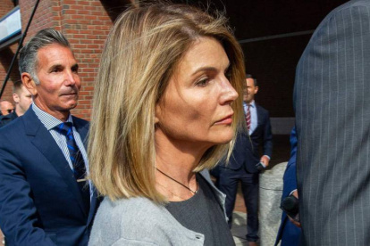 La actriz, en una foto de archivo, mientras era acusada por la Fiscalía de Estados Unidos.