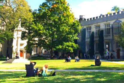 Una imagen del campus de la Universidad de Princeton.