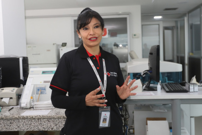Marcela Cevallos es la gerente de los Centros Médicos de la Cruz Roja Ecuatoriana.