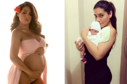 Sofía está feliz con el nuevo miembro de la familia.