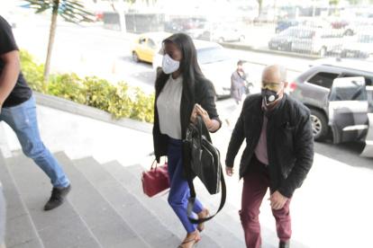 La fiscal Diana Salazar asistió este miércoles a la lectura de la resolución en el caso de Carlos Pólit.