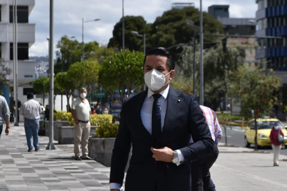 Defensa. Edwin Romero, abogado de la familia de Froilán Jiménez, asistió a la formulación de cargos.