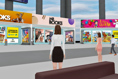 Hecho. Con estos avatares se hacen los recorridos en la FIL, que cierra sus actividades el domingo a las 18:00