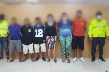 Resultado. Once personas quedaron detenidas tras el operativo.