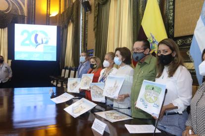 Presentación. La presidenta de la Empresa Pública Municipal de Turismo, Gloria Gallardo, durante el anuncio de la agenda de octubre.