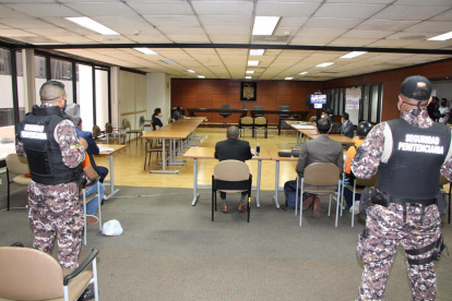 Caso. Cuatro detenidos por delincuencia organizada fueron a la Corte.