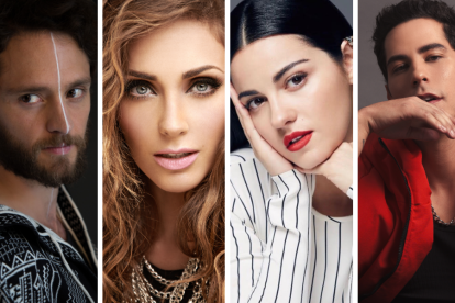 Christopher von Uckermann, Anahí, Maite Perroni y Christian Chávez.