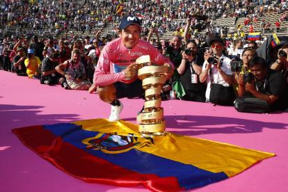 Richard Carapaz escribió uno de los capítulos más gloriosos del deporte ecuatoriano.