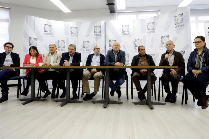 Imagen de archivo de los integrantes del partido político Fuerza Alternativa Revolucionaria de Común (FARC).