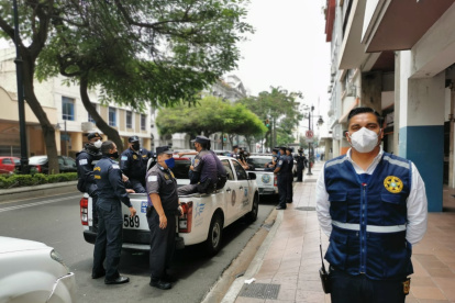 Luis Carrera, jefe de la cuadrilla 2 de la Policía Municipal.