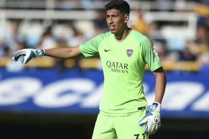 Esteban Andrada, arquero de Boca Juniors que fue convocado a la selección argentina.