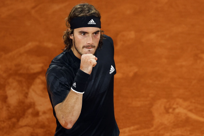 El griego derrotó al búlgaro Grigor Dimitrov por 6-3, 7-6(9) y 6-2.