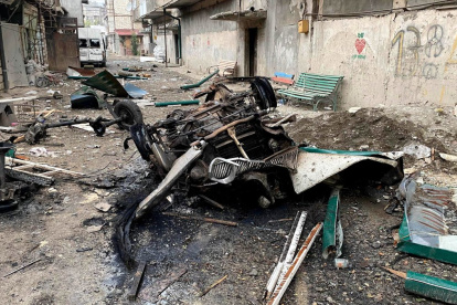 Desde finales de septiembre de cruentos combates entre fuerzas armenias y azerbaiyanas.