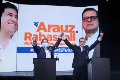 Presentación. El pasado 16 de septiembre, UNES presentó a Carlos Rabascall en reemplazo de Rafael Correa.