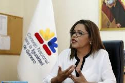 La abogada del Centro Ecuatoriano para la Promoción y Acción de la Mujer, Consuelo Bowen.