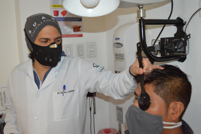 Labor. Desde junio las atenciones a los pacientes con problemas oculares se empezó a normalizar.