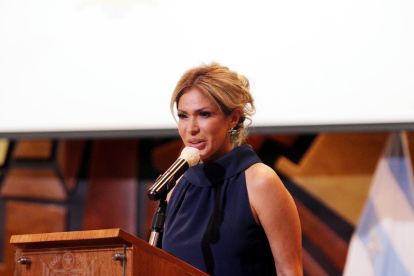 La prefecta del Guayas, Susana González, durante su rendición de cuentas.

PERIODISTA : CRISTINA BAZAN 

FECHA : 12/10/2020 

Agencia (ag-extra)