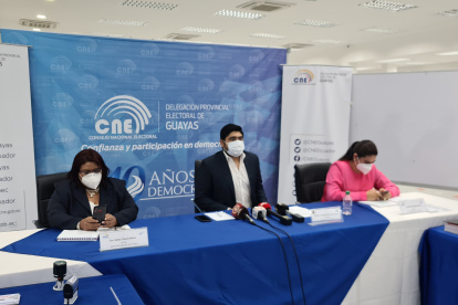 La Junta Electoral del Guayas retomó la sesión suspendida el pasado 12 de octubre.