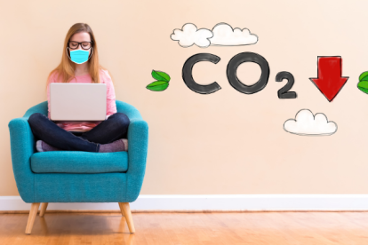 Las emisiones de CO2 derivadas del transporte se redujeron un 40%, las de la producción de energía un 22% y las de la industria, un 17%.