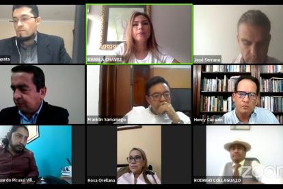 La Comisión de Justicia sesionó de manera telemática.