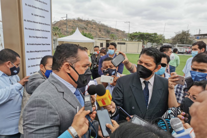 Dalton Narváez, alcalde de Durán en declaraciones a la presa.