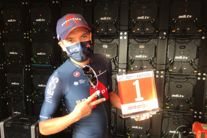 Richard Carapaz espera darle una nueva alegría a Ecuador.