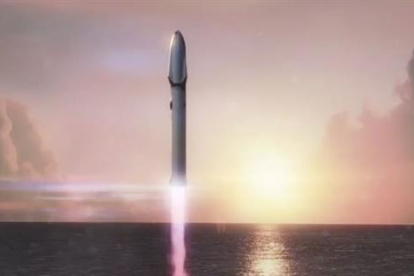 Recreación de misión del vehículo Starship.