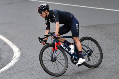 Richard Carapaz fue protagonista en la etapa inicial de la Vuelta a España en la que se ubicó en el segundo lugar.