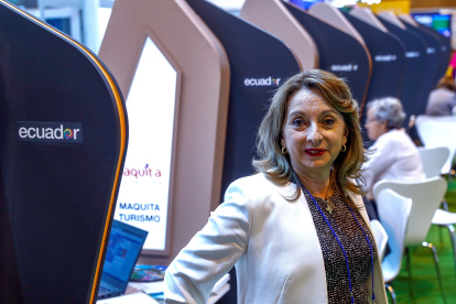 La ministra ecuatoriana de Turismo, Rosi Prado de Holguín.