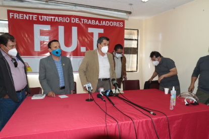 Rueda de prensa del FUT por las protestas del 22 de octubre de 2020