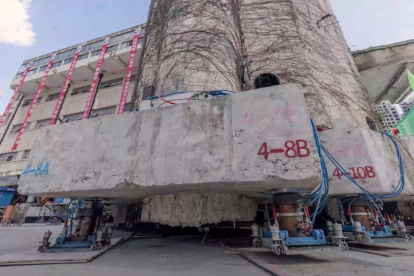 El edificio pesa 7.600 toneladas y fue construido en 1935.