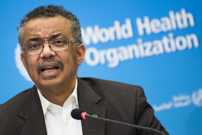 el director general de la Organización Mundial de la Salud (OMS), Tedros Adhanom Ghebreyesus.