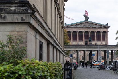 Panorama. Una vista a la antigua  Isla de los Museos en Berlín.