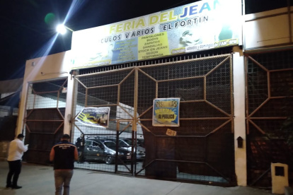 Un complejo turístico había sido acondicionado para realizar un festejo.