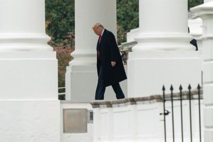 Donald Trump, en la Casa Blanca.