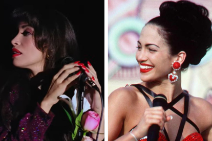 La nueva serie de Netflix ha puesto en debate: ¿Cuál es la mejor Selena? Christian (izquierda) o JLo (derecha).
