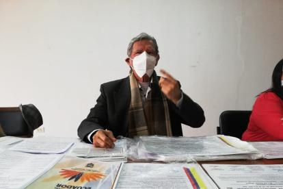 Édison Lima, presidente de la Asamblea de Jubilados del IESS.