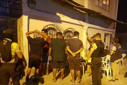 Uno de los operativos que la Policía Nacional realizó durante el feriado de noviembre.