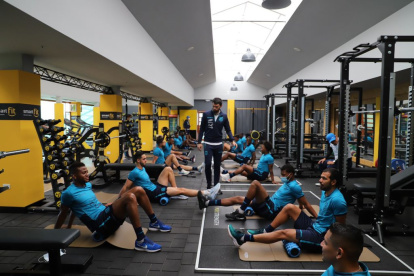 Los jugadores ya están en la Casa de la Selección cumpliendo las primeras sesiones de trabajo