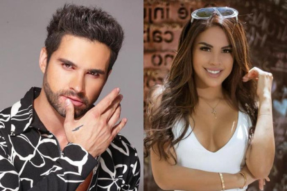 Eleazar Gómez y su novia Stephanie Valenzuela