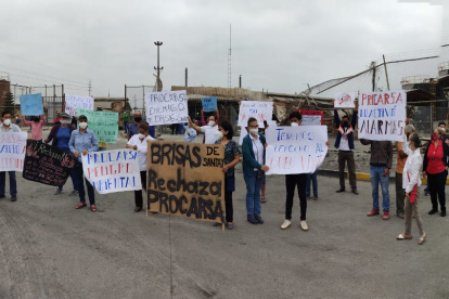 Hecho. La protesta se llevó a cabo este miércoles 11 de noviembre.