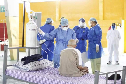 Samborondón instaló camas con oxígeno en el cantón.