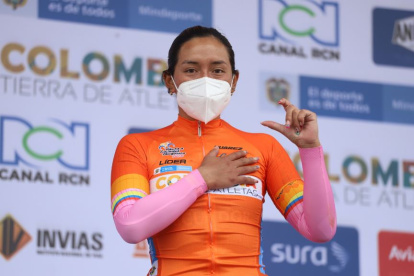 Miryam Núñez cerró en Colombia un espectacular fin de semana para el ciclismo ecuatoriano.