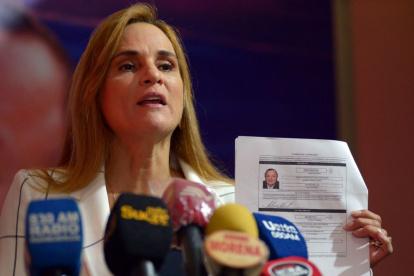 Reacción. Sylka Sánchez aseguró que descalificar a Álvaro Noboa generaría inseguridad jurídica al proceso de elecciones de febrero próximo.