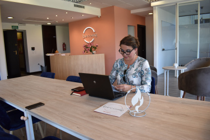 Oficinas de Mujeres al Volante en Quito, antes de la llegada de la pandemia.