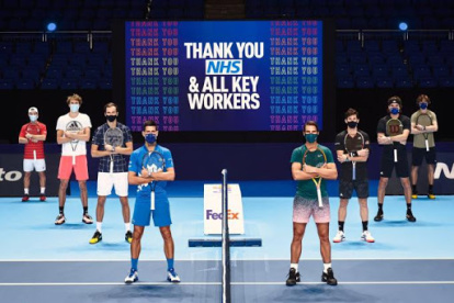 Los 8 mejores tenistas del mundo se reunen en Londres para el torneo de Maestros.