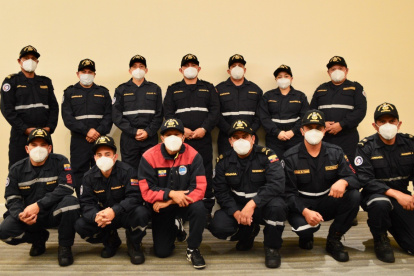 La dotación de expedicionarios la conforman 14 funcionarios de la Armada del Ecuador.