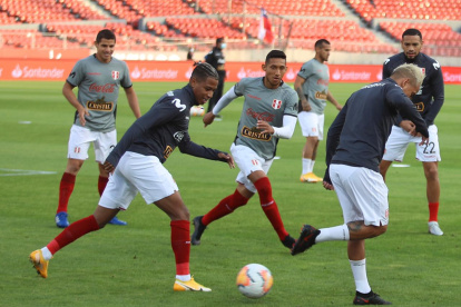 El combinado de Perú trabaja con normalidad previo al juego contra Argentina