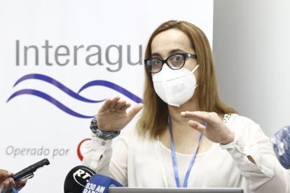 Ilfn Florsheim Tamayo, directora de Comunicación y Relaciones Institucionales de Interagua.