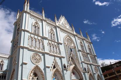 Una de las catedrales de la ciudad de Loja, en el sur de Ecuador.